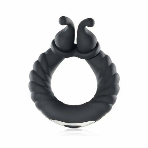 Cockring avec lapin vibromasseur, 10 vibrations